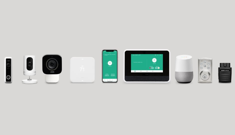 Vivint home security product line in Minneapolis
